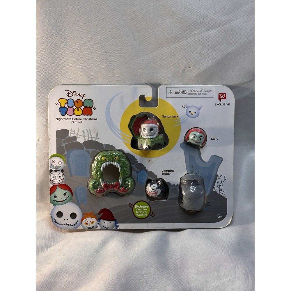Disney TSUM TSUM Nightmare Before Christmas Walgreens Gift Set 2017 -Brand New